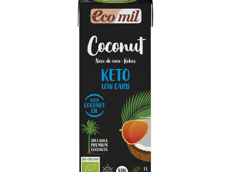 Ecomil Organic Keto Coconut Drink Sugar Free 1L Cheap