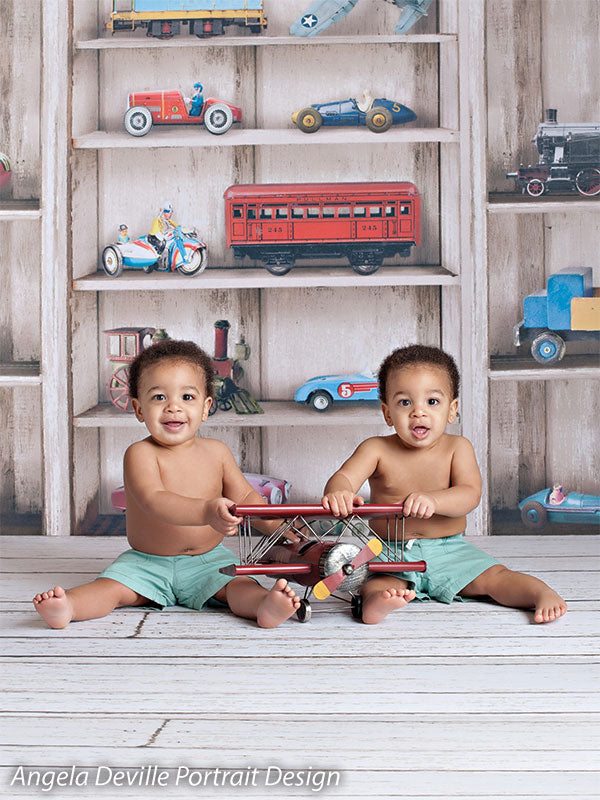 Planes Trains & Automobiles Printed Photography Backdrop Supply