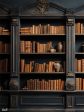 Classical Library Bookshelf Photography Backdrop Cheap