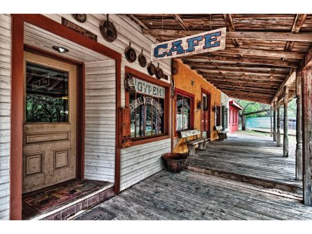 Old Town Cafe Digital Backdrop Download Online