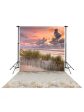 Sunrise Beach Backdrop and Weathered Concrete Floor Drop Bundle For Cheap