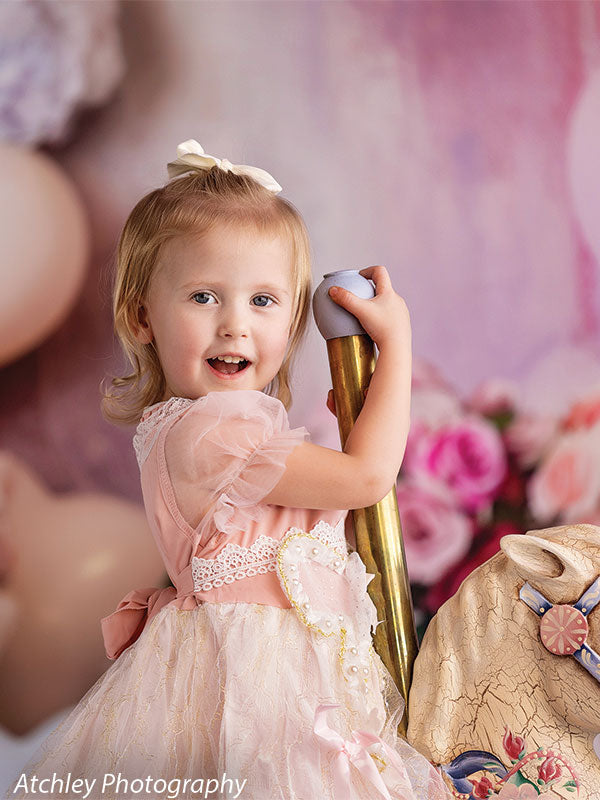 Pastel Valentine Photography Backdrop For Sale