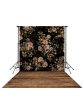 Floral Tapestry Backdrop and Worn Pine Wood Floor Drop Bundle Online Sale