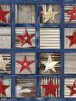 Patriotic Squares Backdrop and Textured Metal Floor Drop Bundle Fashion