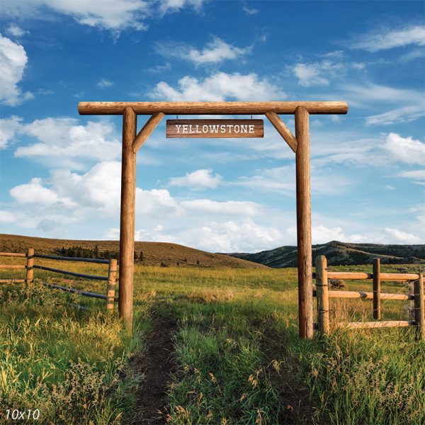 Yellowstone Ranch Photography Backdrop For Cheap