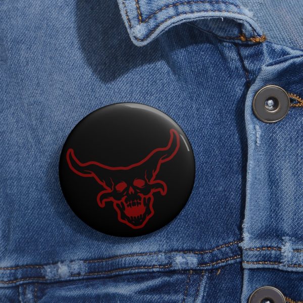 OG Demon Head Black Red Pin Online Sale