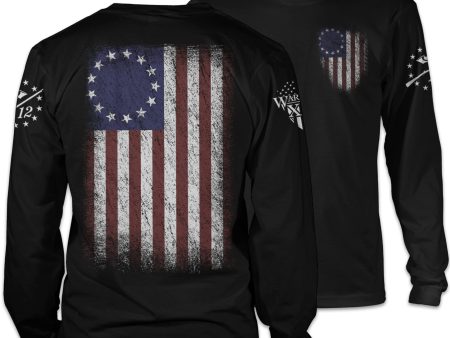 Betsy Ross Flag Long Sleeve Discount