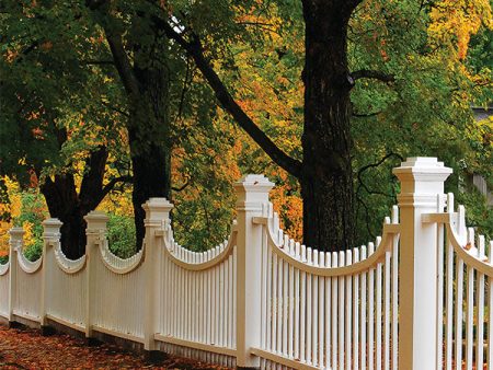 Autumn Fence Printed Photo Backdrop Online Hot Sale