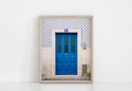 Lisbon 94 Blue Door   Photography Print Online