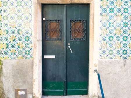 Lisbon 14 Door   Photography Print Cheap