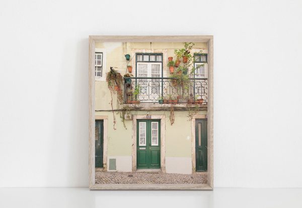 Lisbon 126 Door Photograph   Photography Print Online