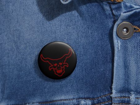 OG Demon Head Black Red Pin Online Sale