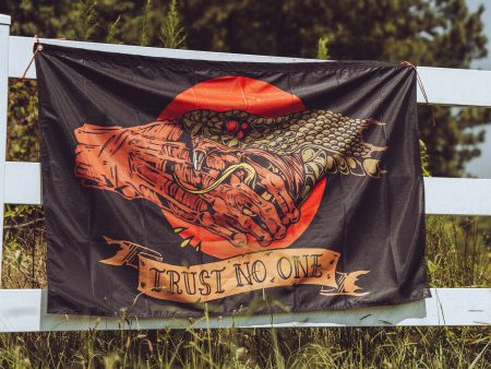 Trust No One Flag Hot on Sale