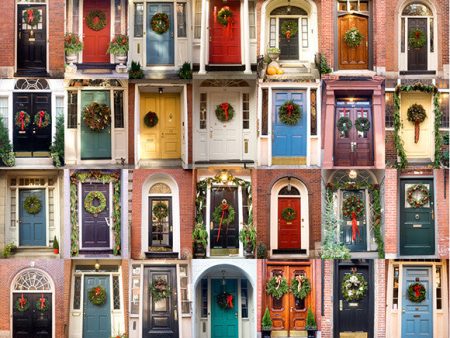 Christmas Doors   Photography Print For Sale