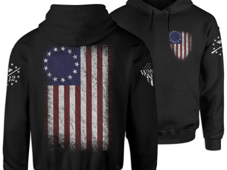 Betsy Ross Flag Hoodie on Sale